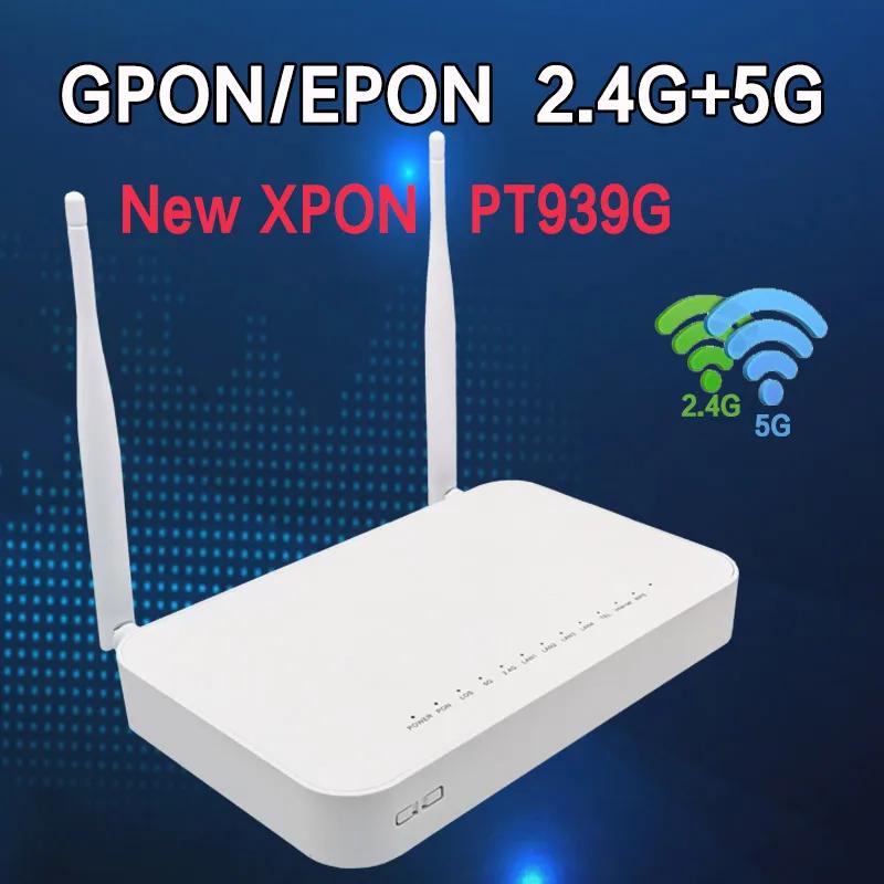 XPON ONU GE 2USB TEL HGU  2.4G  5G   ONT  GPON   PT939G  , 100% ǰ